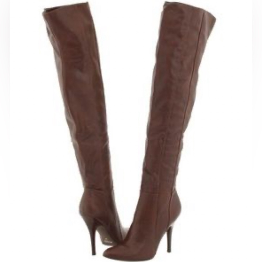 Aldo Canepa Over the Knee Boots - Brown Size 8.5